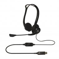 Headset Logitech PC 960 Stereo ( 20-20000Hz, mic, volume control, USB, 2.4m) , 